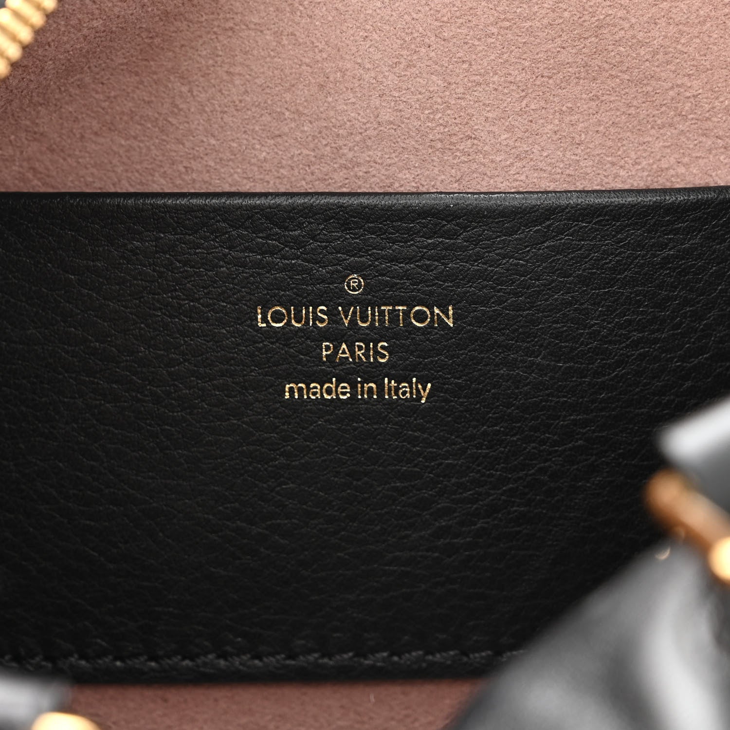 Louis Vuitton Lambskin Embossed Monogram Speedy 22 Bandouliere Black 6 of 9