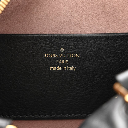 Louis Vuitton Lambskin Embossed Monogram Speedy 22 Bandouliere Black 6 of 9
