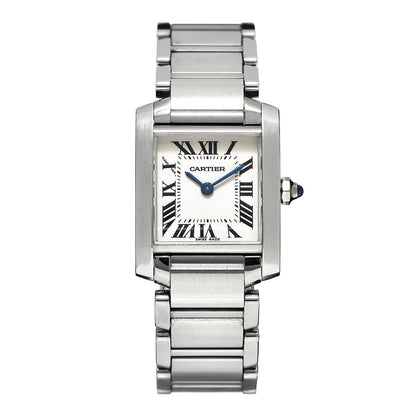 Cartier Stainless Steel 20mm Tank Francaise Quartz Watch 1 of 7