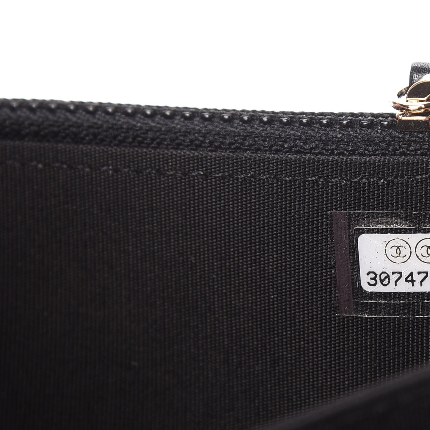 Calfskin Quilted Mini Maxi Pearls Wallet On Chain WOC Black