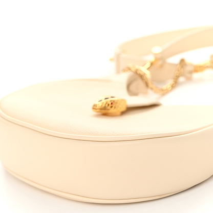 Bulgari Calfskin Serpenti Forever Mini Hobo Ivory Opal 9 of 9