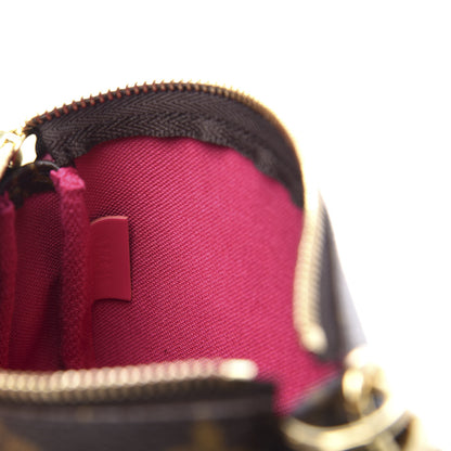 Louis Vuitton Monogram 2020 Christmas Animation Roller Coaster Mini Pochette Accessories Pivoine 8 of 9