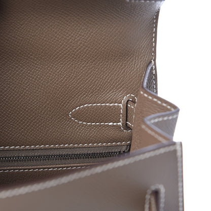 Hermes Epsom Kelly Sellier 32 Etoupe 11 of 40