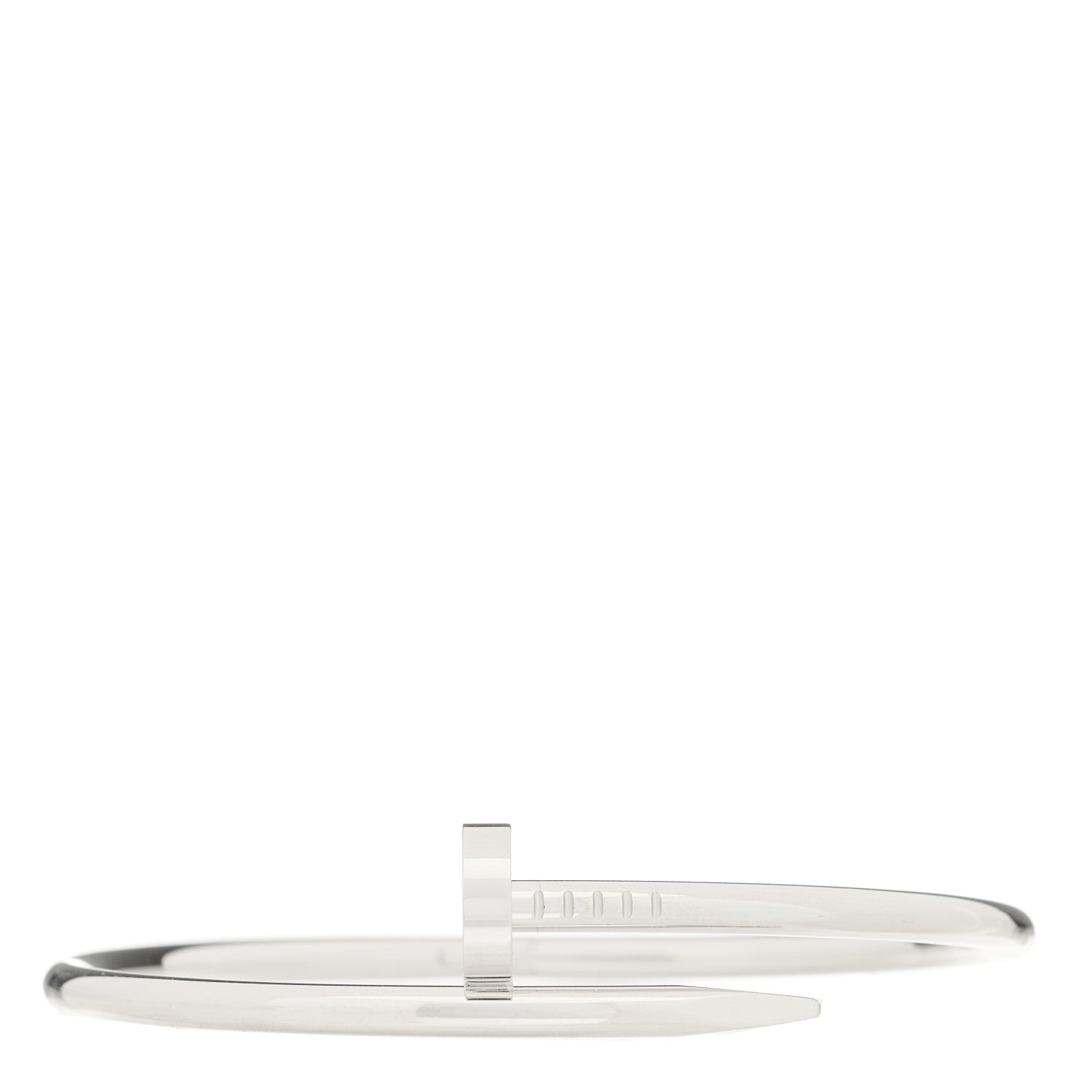 Cartier 18K White Gold Juste Un Clou Bracelet 18 1 of 5