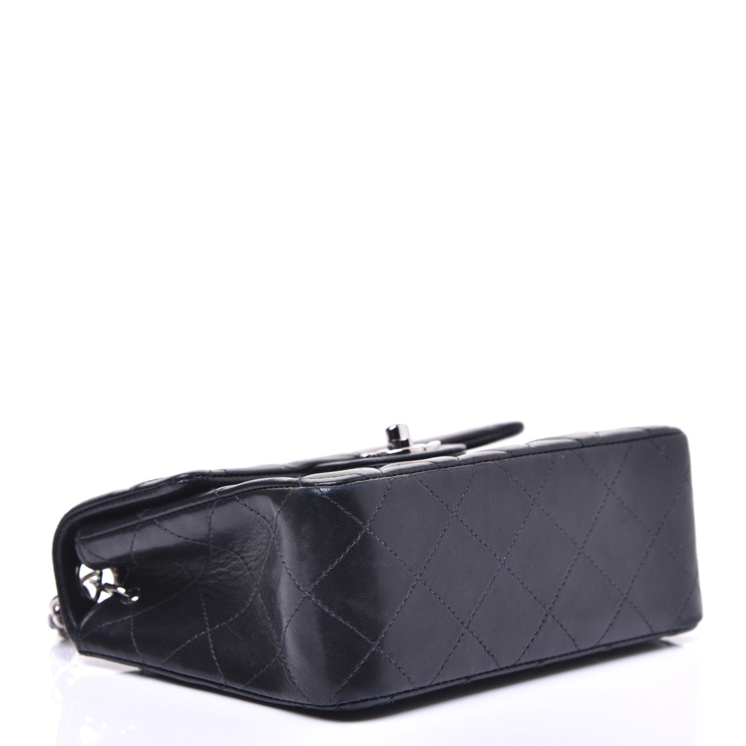 Chanel Lambskin Quilted Mini Square Flap Black 4 of 17