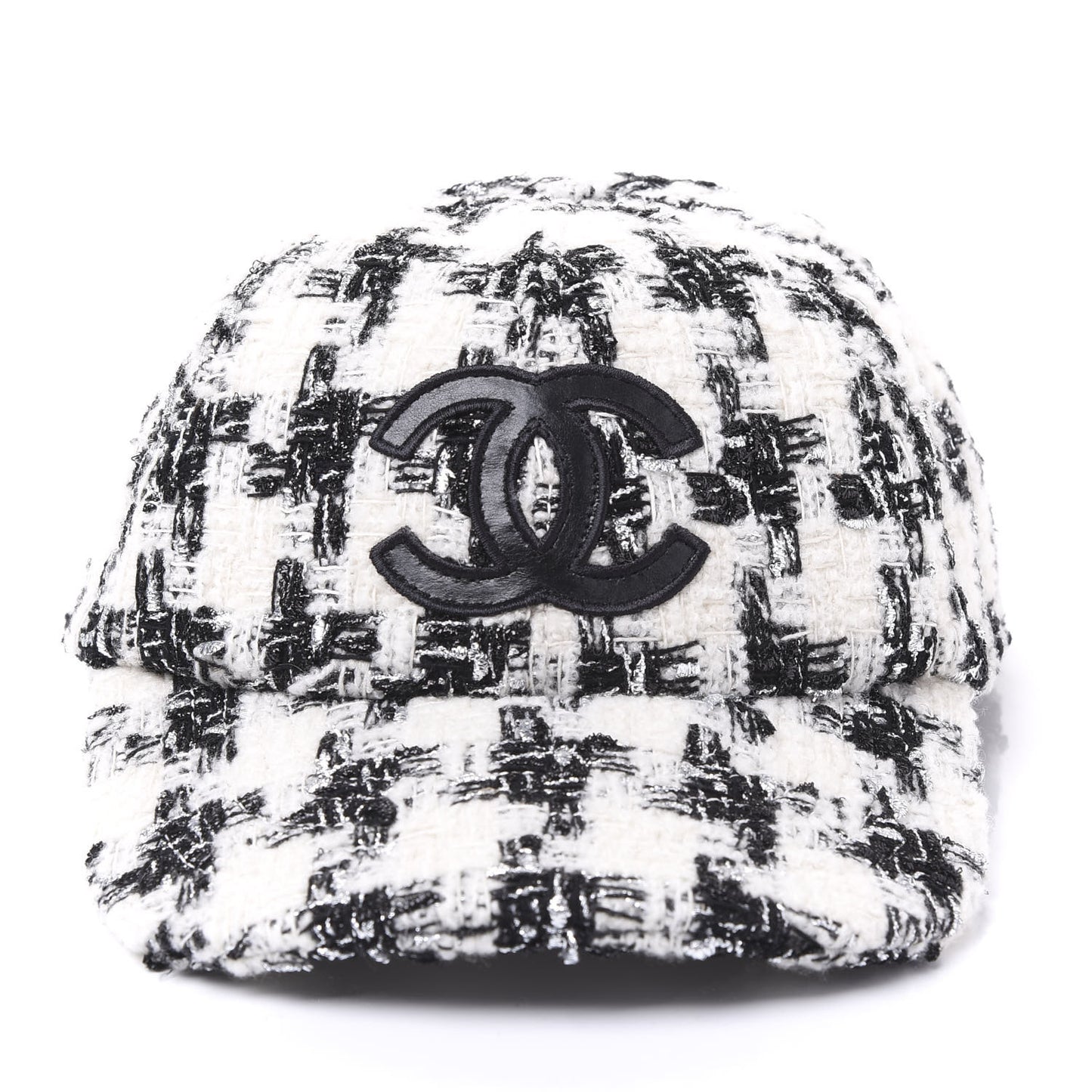 Tweed CC Cap Hat M Black White