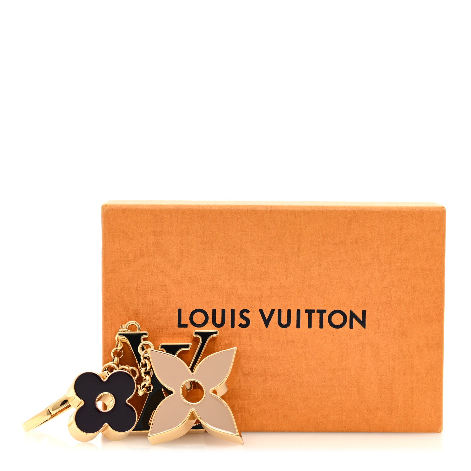 Louis Vuitton Fleur De Monogram Bag Charm Dore 4 of 4