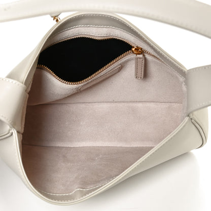 Saint Laurent Smooth Calfskin Le 5 A 7 Hobo Blanc Vintage 5 of 10