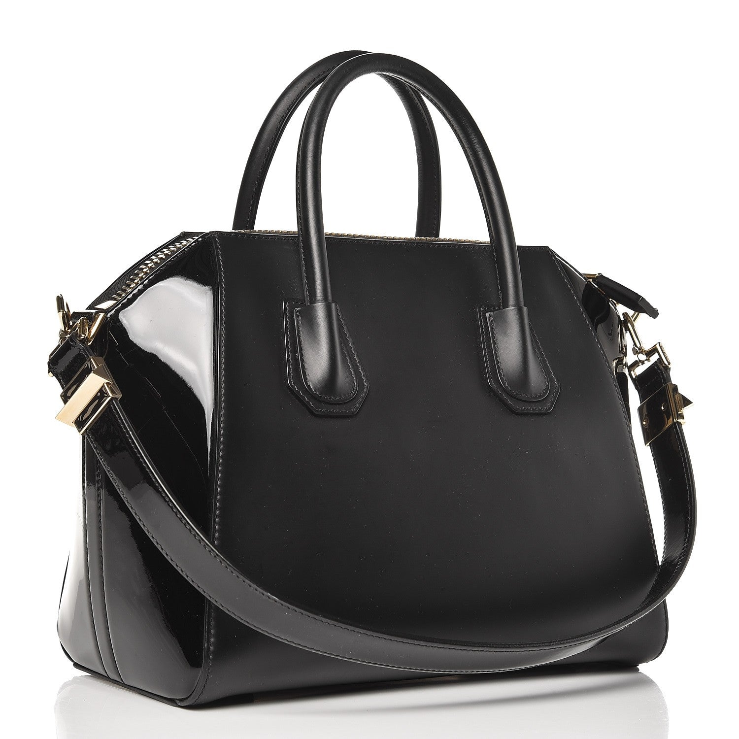 Givenchy Calfskin Patent Small Antigona Black 3 of 11