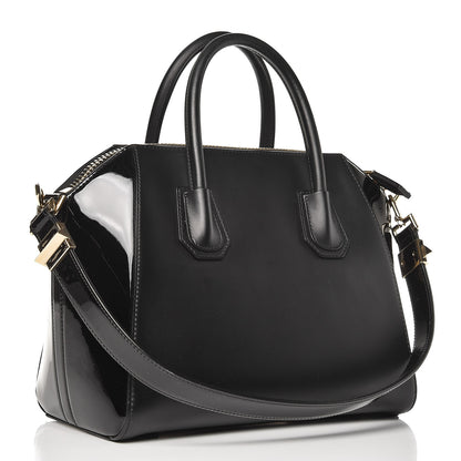 Givenchy Calfskin Patent Small Antigona Black 3 of 11