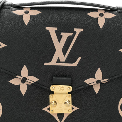Louis Vuitton Empreinte Monogram Giant Pochette Metis Black Beige 7 of 11