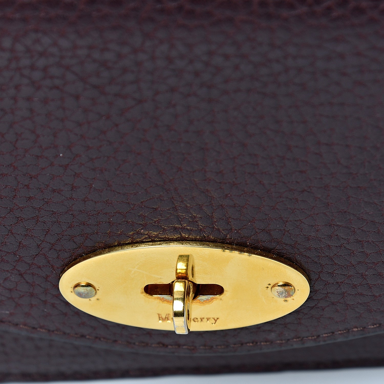 Mulberry Natural Grained Calfskin Small Darley Satchel Oxblood 12 of 12