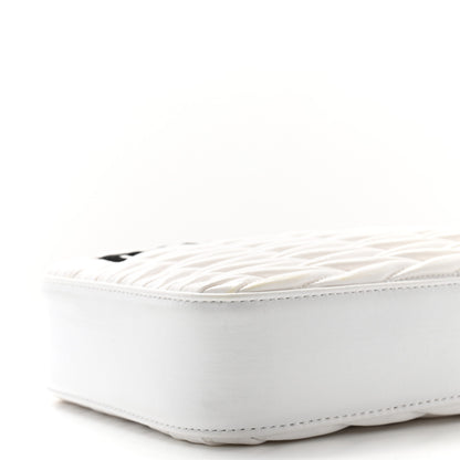Miu Miu Patent Matelasse Crossbody Bag White Black 9 of 10