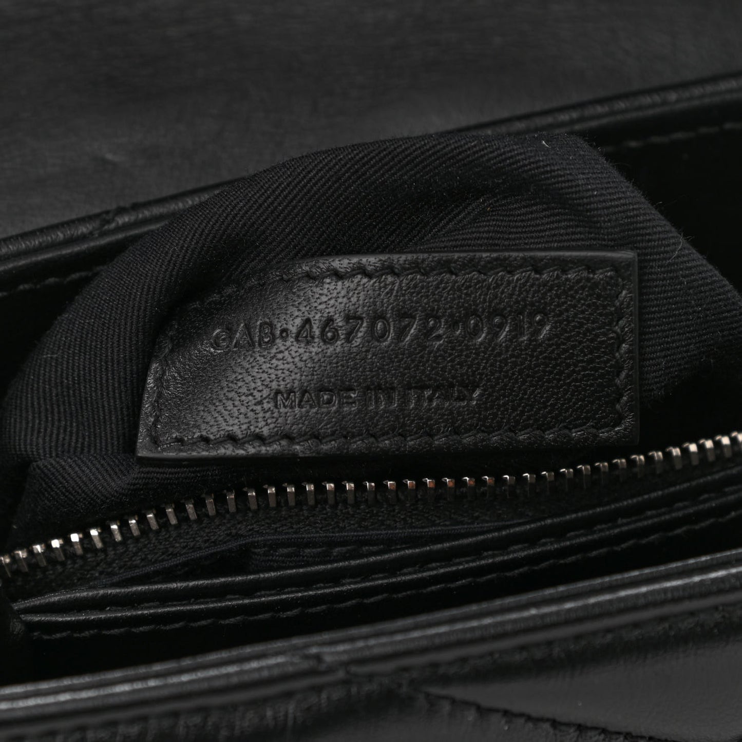 Calfskin Y Quilted Monogram Toy Loulou Crossbody Bag Black