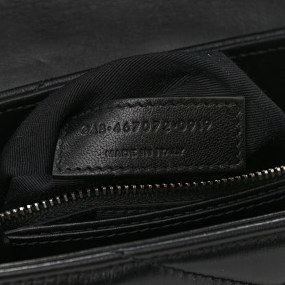 Saint Laurent Calfskin Y Quilted Monogram Toy Loulou Crossbody Bag Black 8 of 12