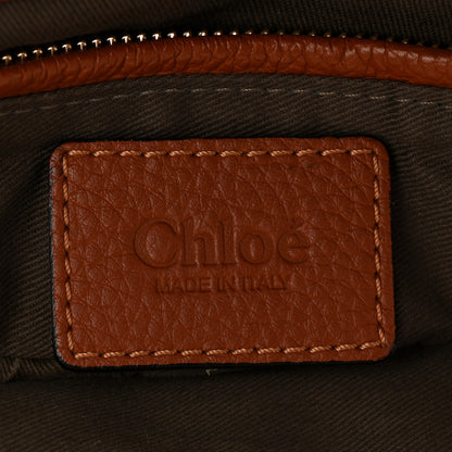 Chloe Calfskin Braided Medium Marcie Double Carry Tan 6 of 10