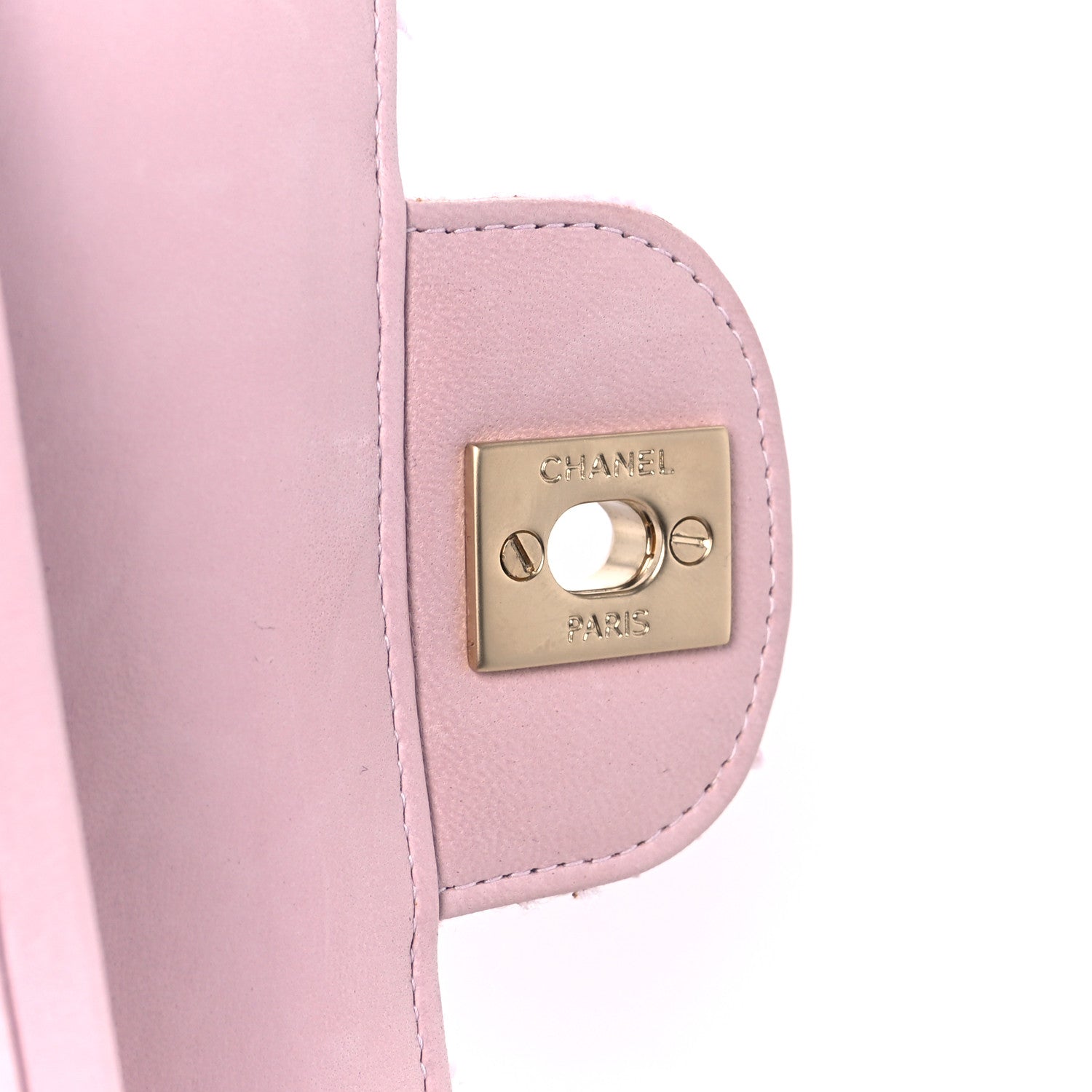 Chanel Tweed Medium Double Flap Pink 7 of 13
