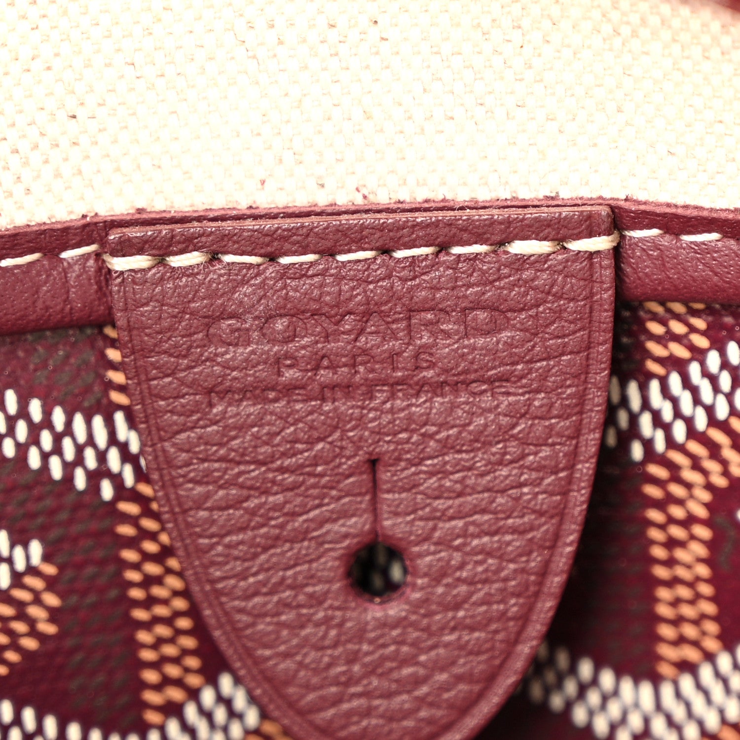 Goyard Goyardine Artois PM Burgundy 6 of 11