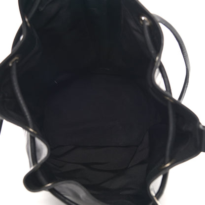 Saint Laurent Calfskin Medium Rider Bucket Bag Black 5 of 13