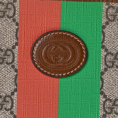 Gucci GG Supreme Monogram Fake/Not Interlocking G Documents Holder Beige Brown Sugar 7 of 7