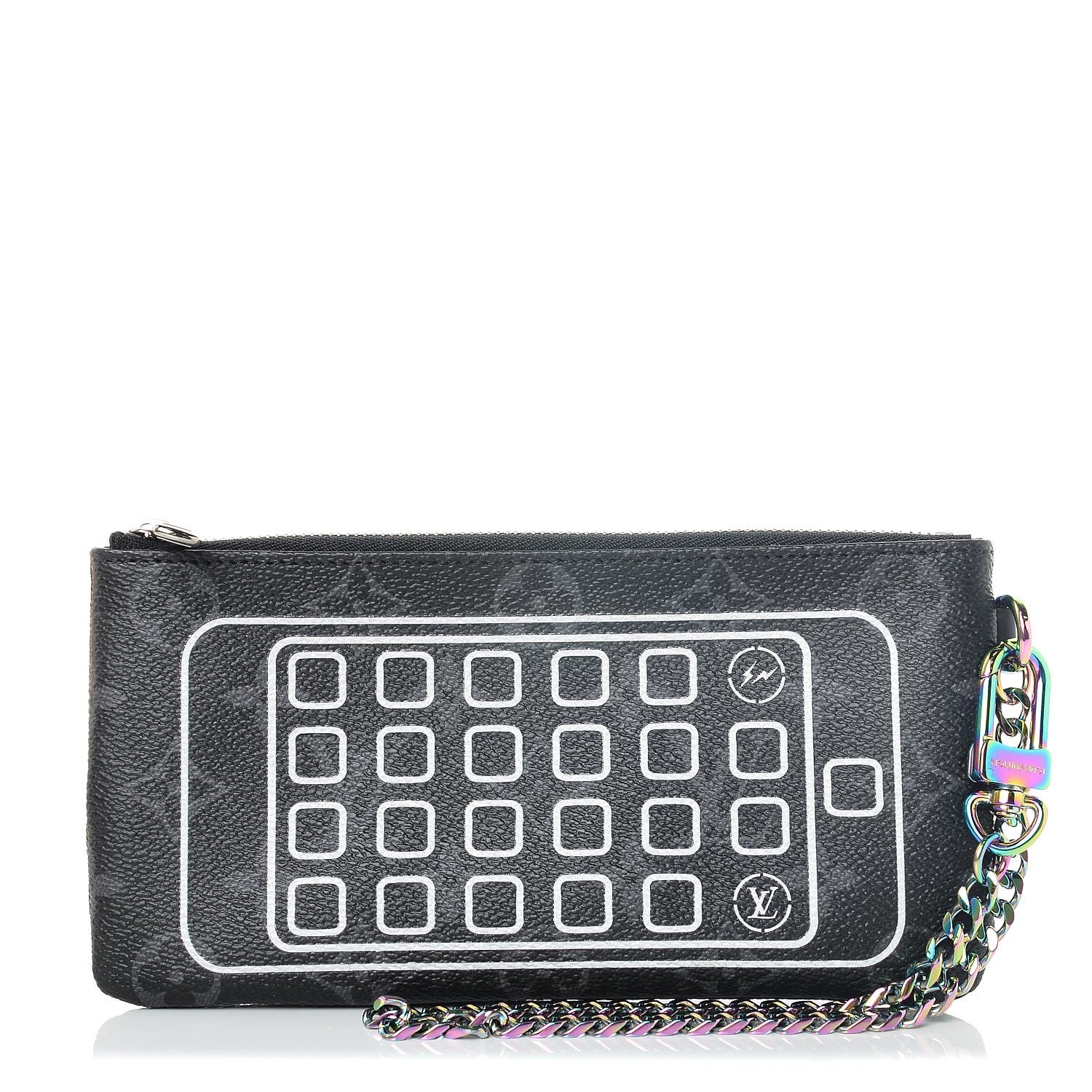 Louis Vuitton Monogram Eclipse Flash Fragment IPhone Pouch 1 of 7