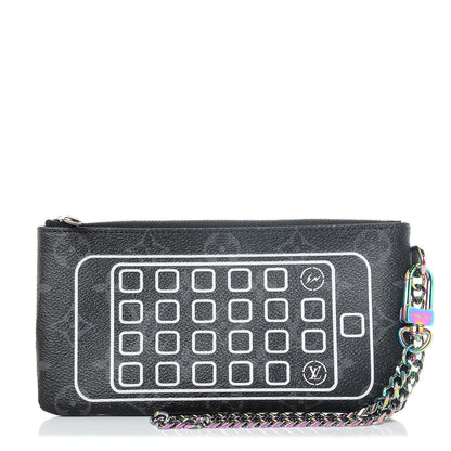 Louis Vuitton Monogram Eclipse Flash Fragment IPhone Pouch 1 of 7