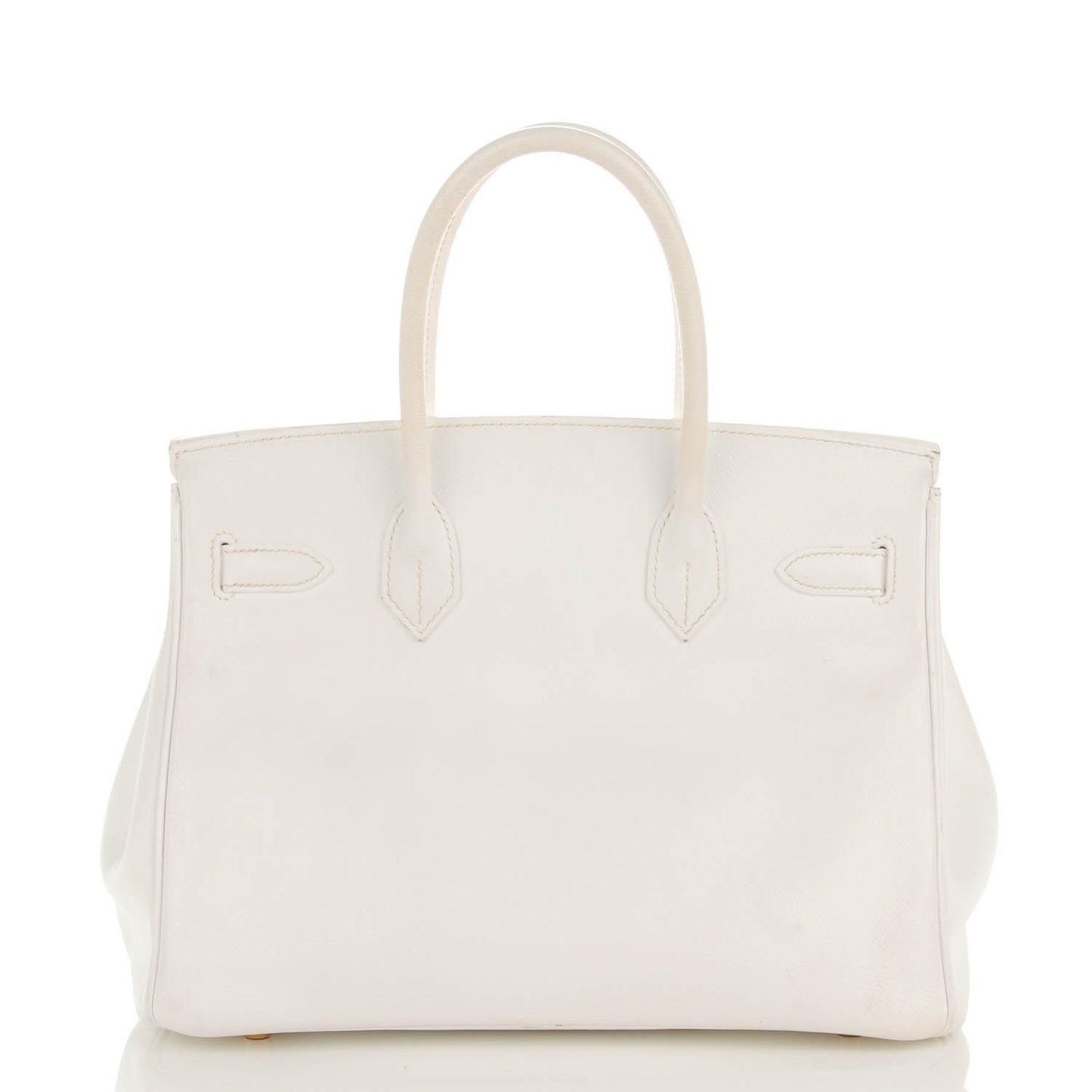 Epsom Birkin 30 White