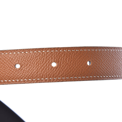 Hermes Swift Epsom 24mm Gamma Belt 80 Black Gold 5 of 7