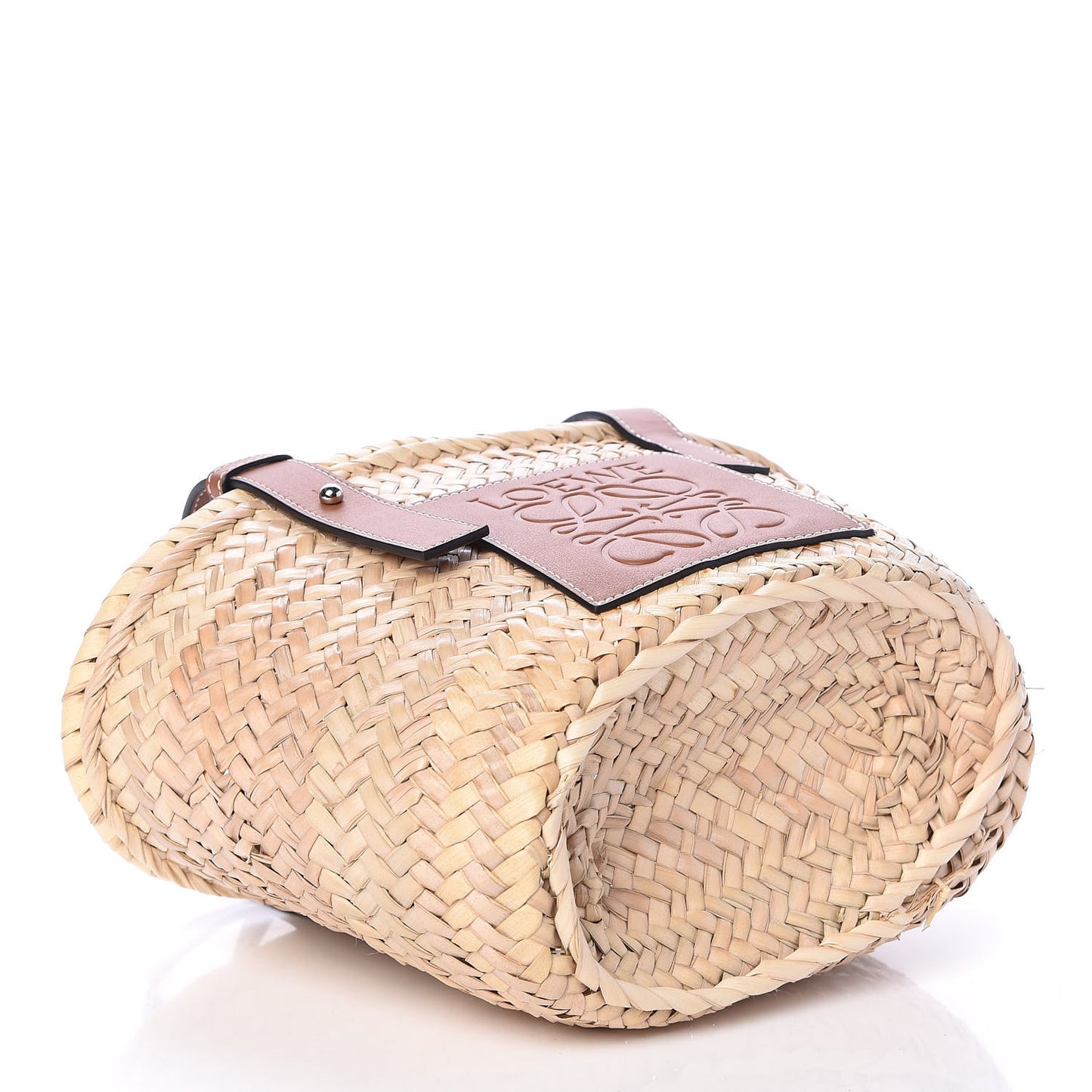 Raffia Small Basket Tote Bag Natural Tan