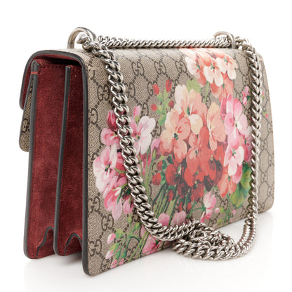 Gucci GG Supreme Monogram Blooms Small Dionysus Shoulder Bag Beige Multicolor Dry Rose 3 of 13