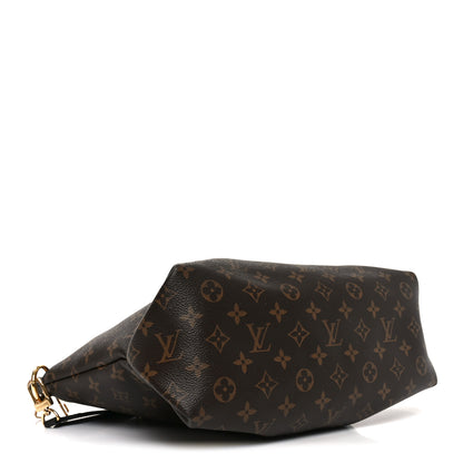 Louis Vuitton Monogram Flower Zipped Tote MM Black 6 of 16