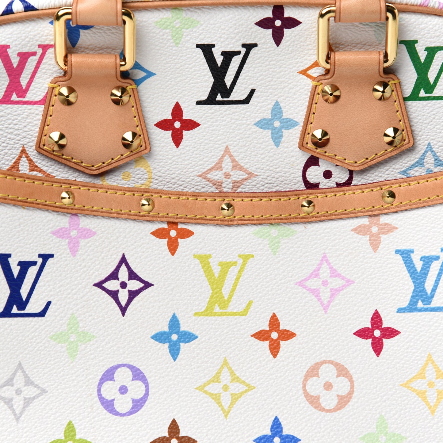 Monogram Multicolor Trouville White