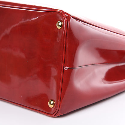 Prada Spazzolato Large Tote Scarlatto Fume 11 of 18