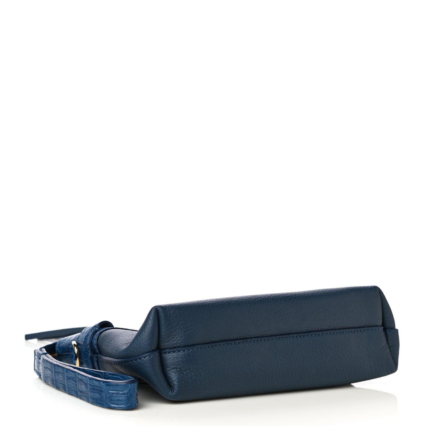 Crocodile Small Christie Satchel Blue