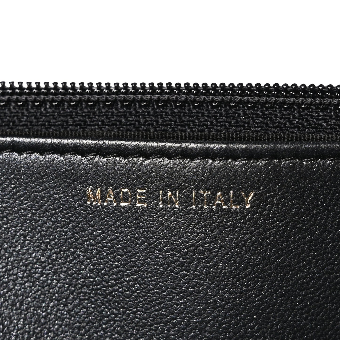Iridescent Lambskin Quilted Pearl Wallet On Chain WOC Black