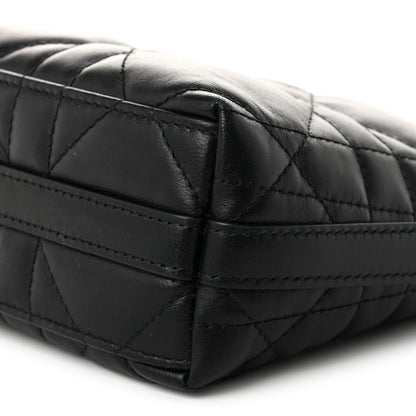 Christian Dior Calfskin Macrocannage Miss Caro Diorling Mini Bag with Chain Black 11 of 12