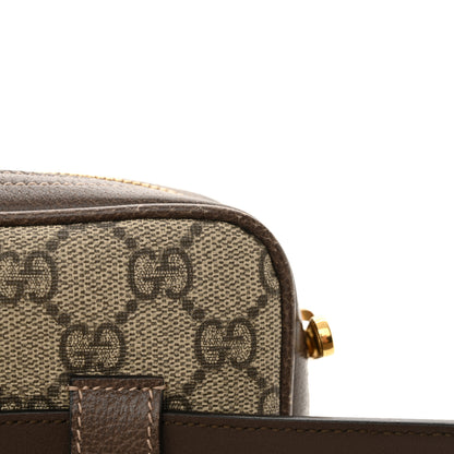 Gucci GG Supreme Monogram Web Small Ophidia Belt Bag 85 34 Dark Brown 11 of 12