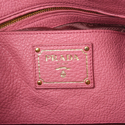 Prada Vitello Daino Tote Begonia 7 of 15