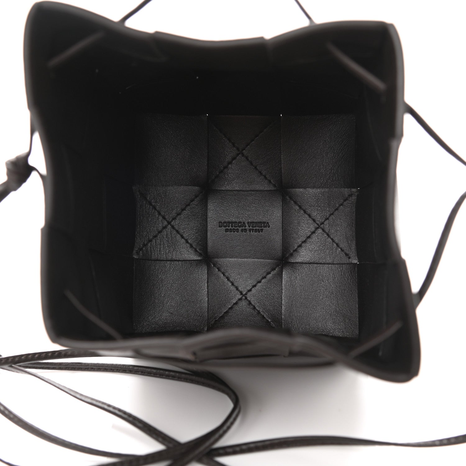 Bottega Veneta Nappa Maxi Intrecciato Cassette Bucket Bag Ebano 5 of 9