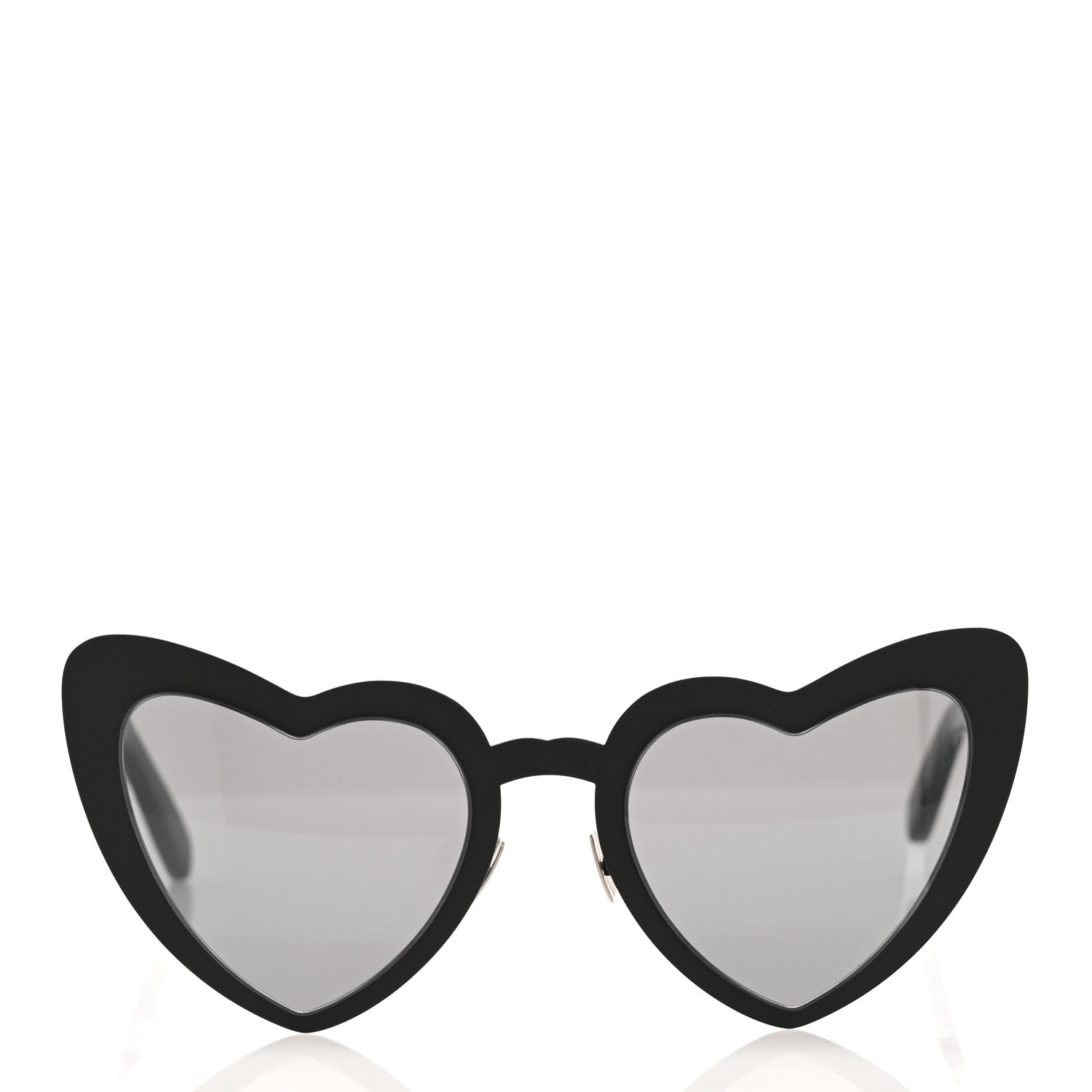 Saint Laurent Acetate Heart Frame Loulou SL196 Sunglasses Black 2 of 7