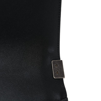 Chanel Calfskin Quilted Medium Boy Flap Black 11 of 14