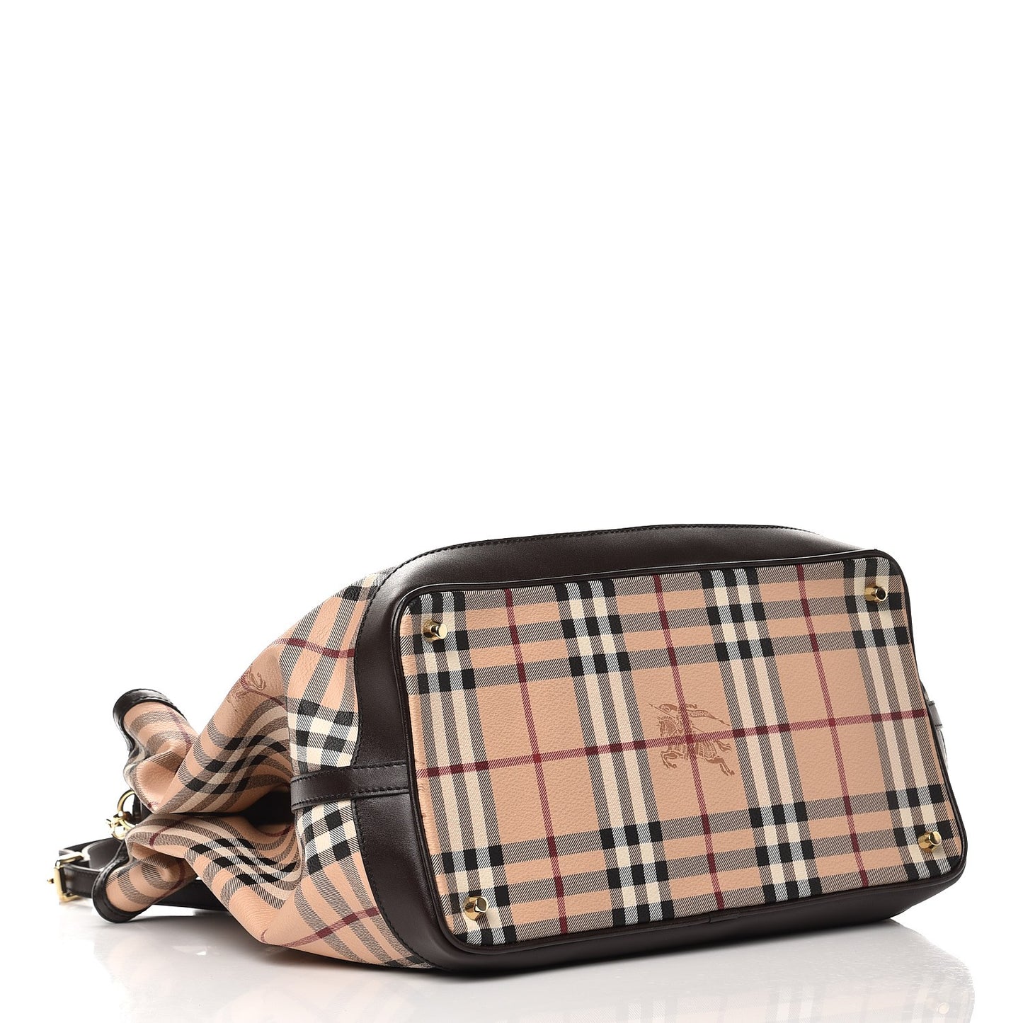 Haymarket Check Medium Golderton Tote Chocolate