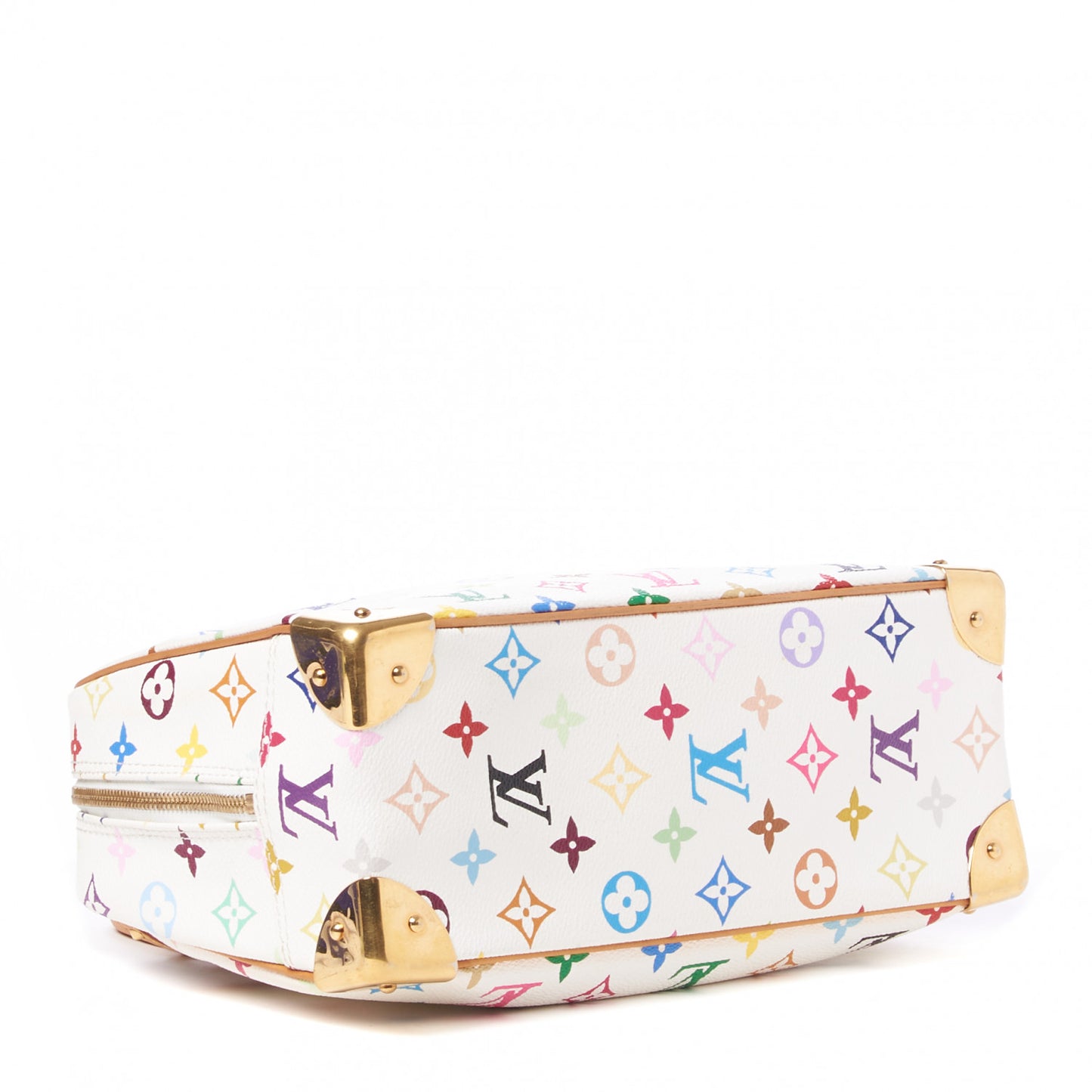 Monogram Multicolor Trouville White