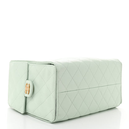 Chanel Caviar Quilted Small Chanel 25 Handbag Light Green 4 of 10