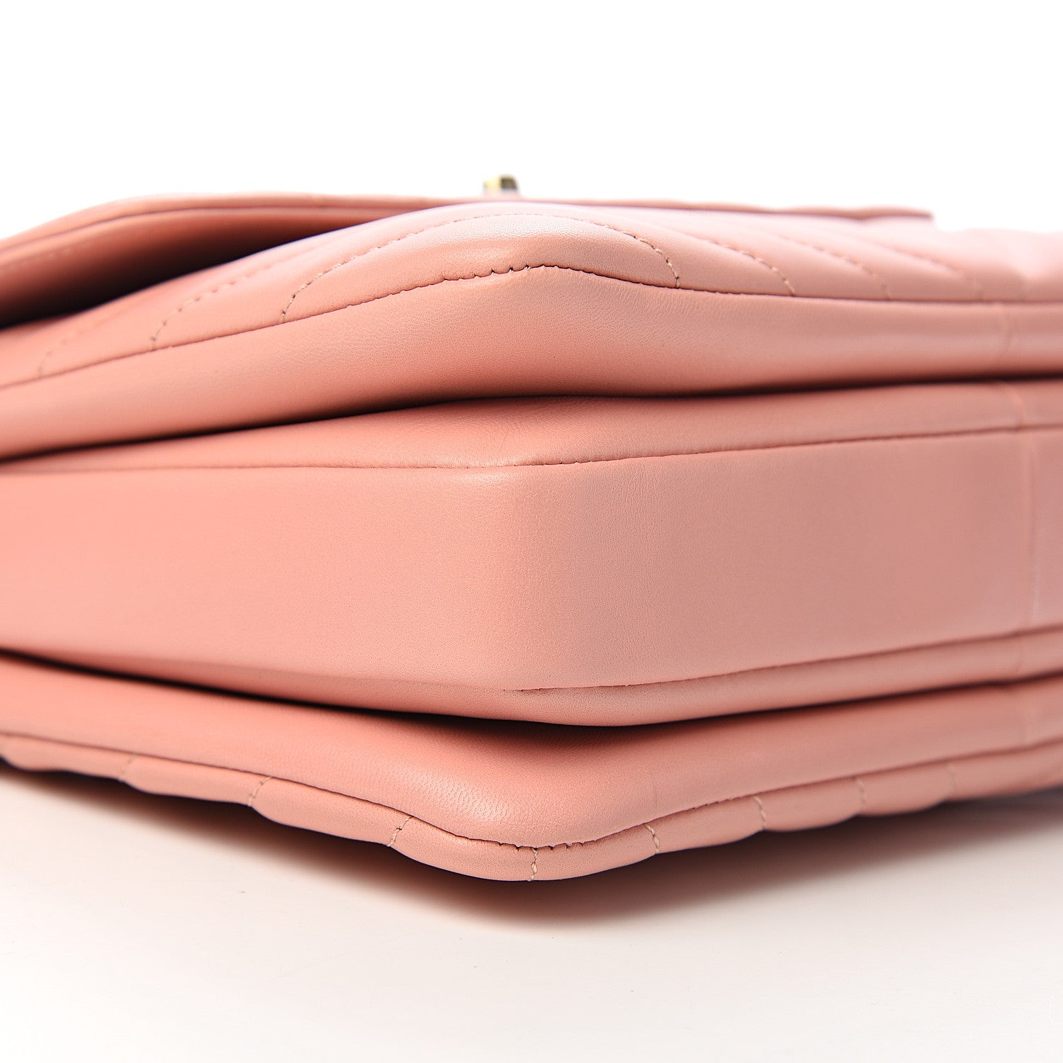 Chanel Lambskin Chevron Quilted Small Trendy CC Dual Handle Flap Bag Light Pink 8 of 11