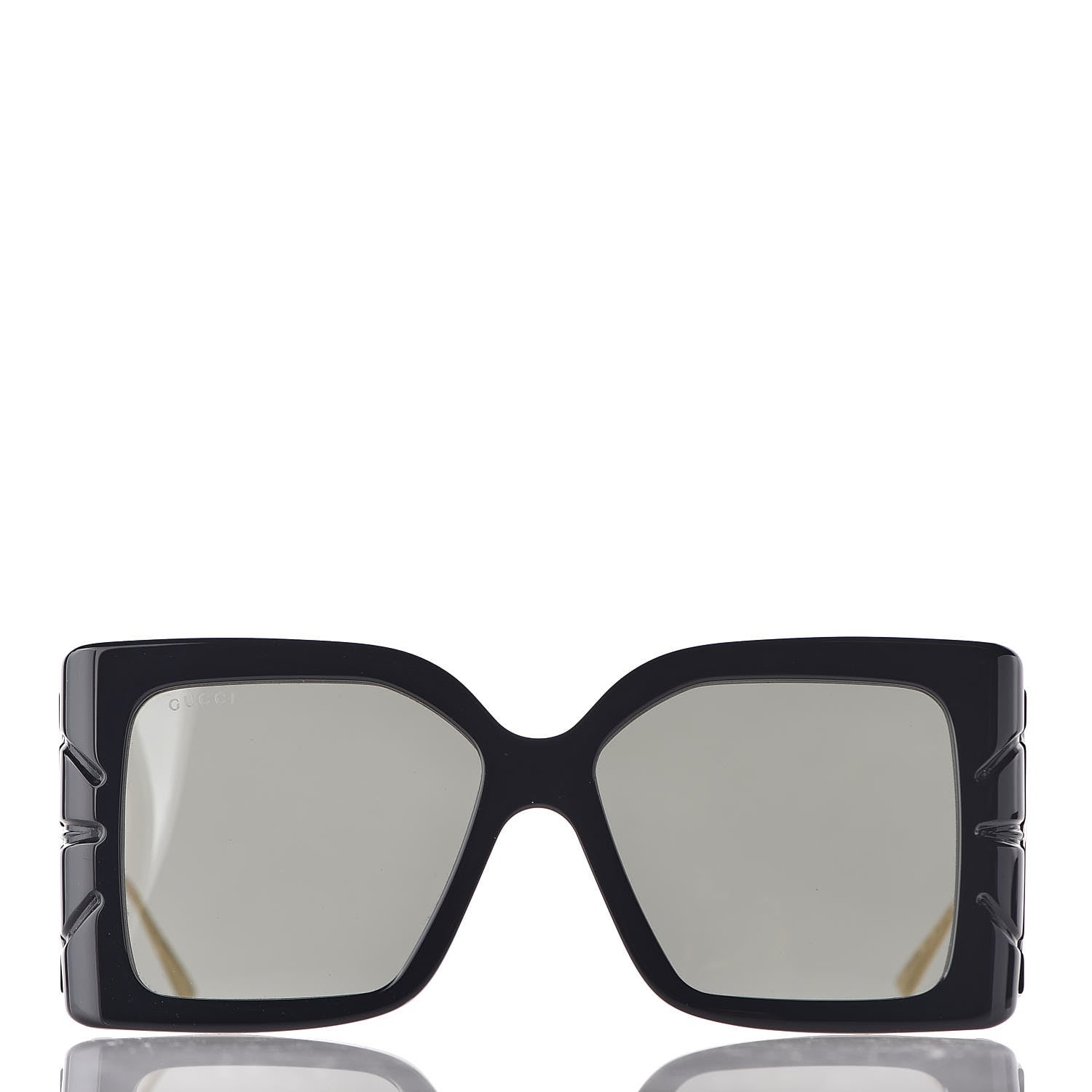 Gucci Acetate Square Frame Wing Sunglasses GG0535S Black 2 of 9