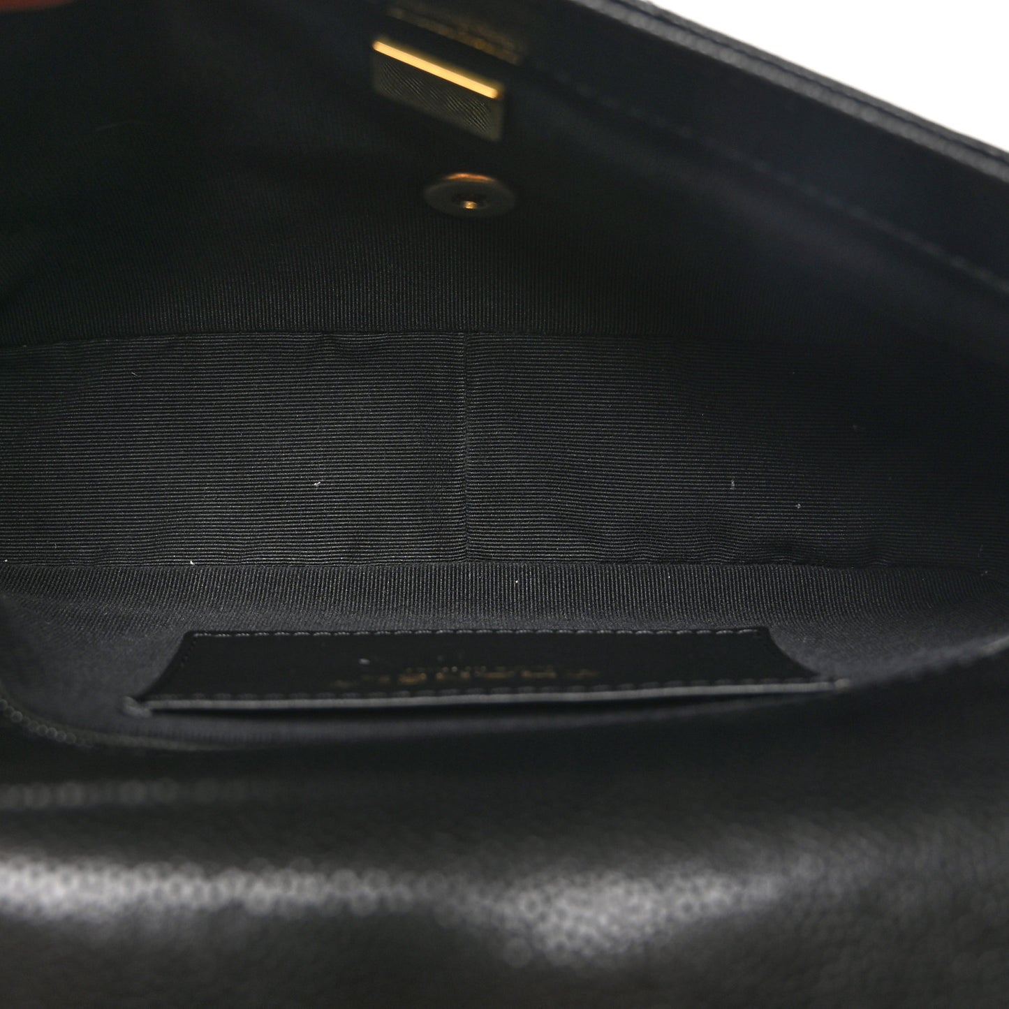 Caviar Quilted Flap Black