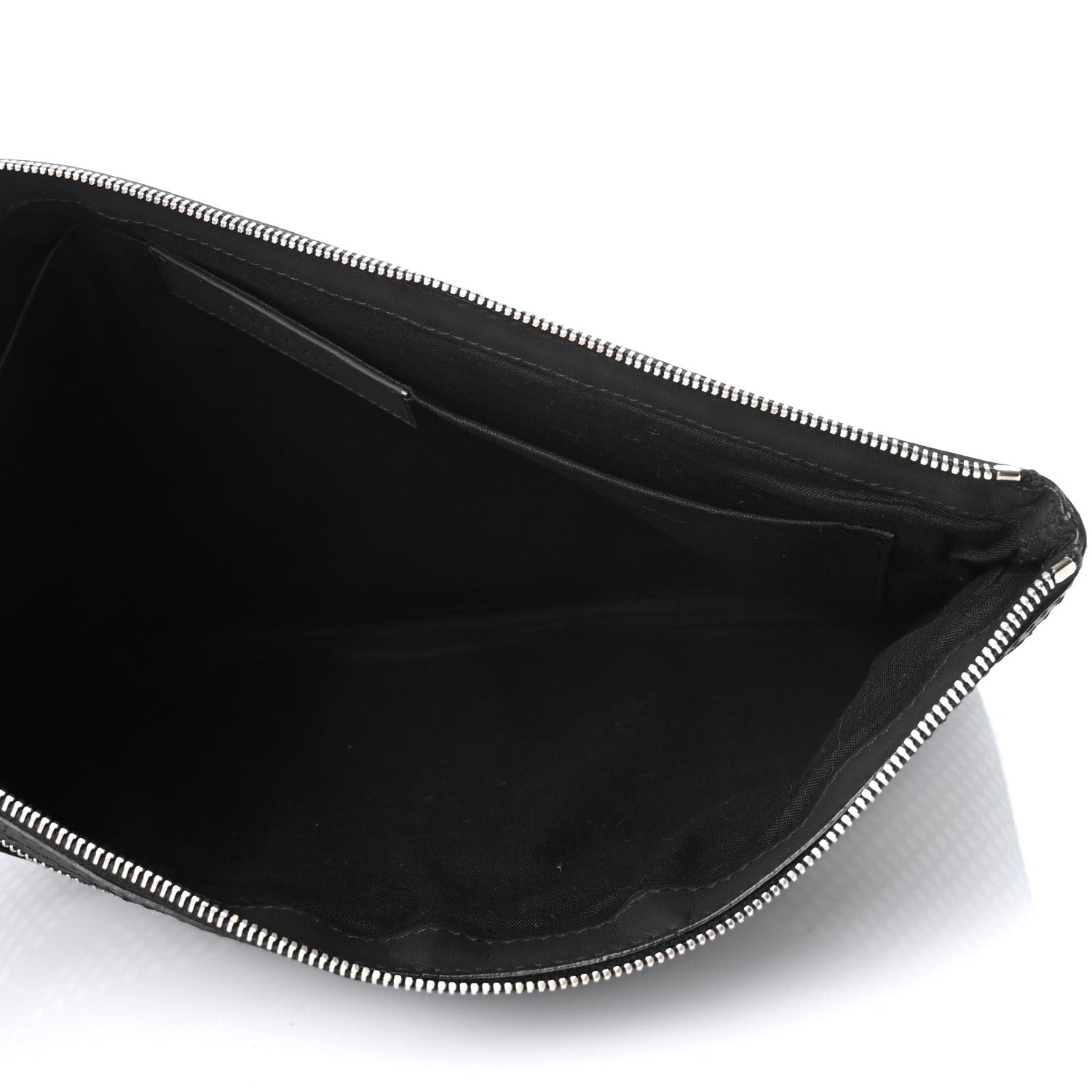 Balenciaga Nylon Mesh Lambskin Classic Silver Hardware Large Clip White Black 5 of 7