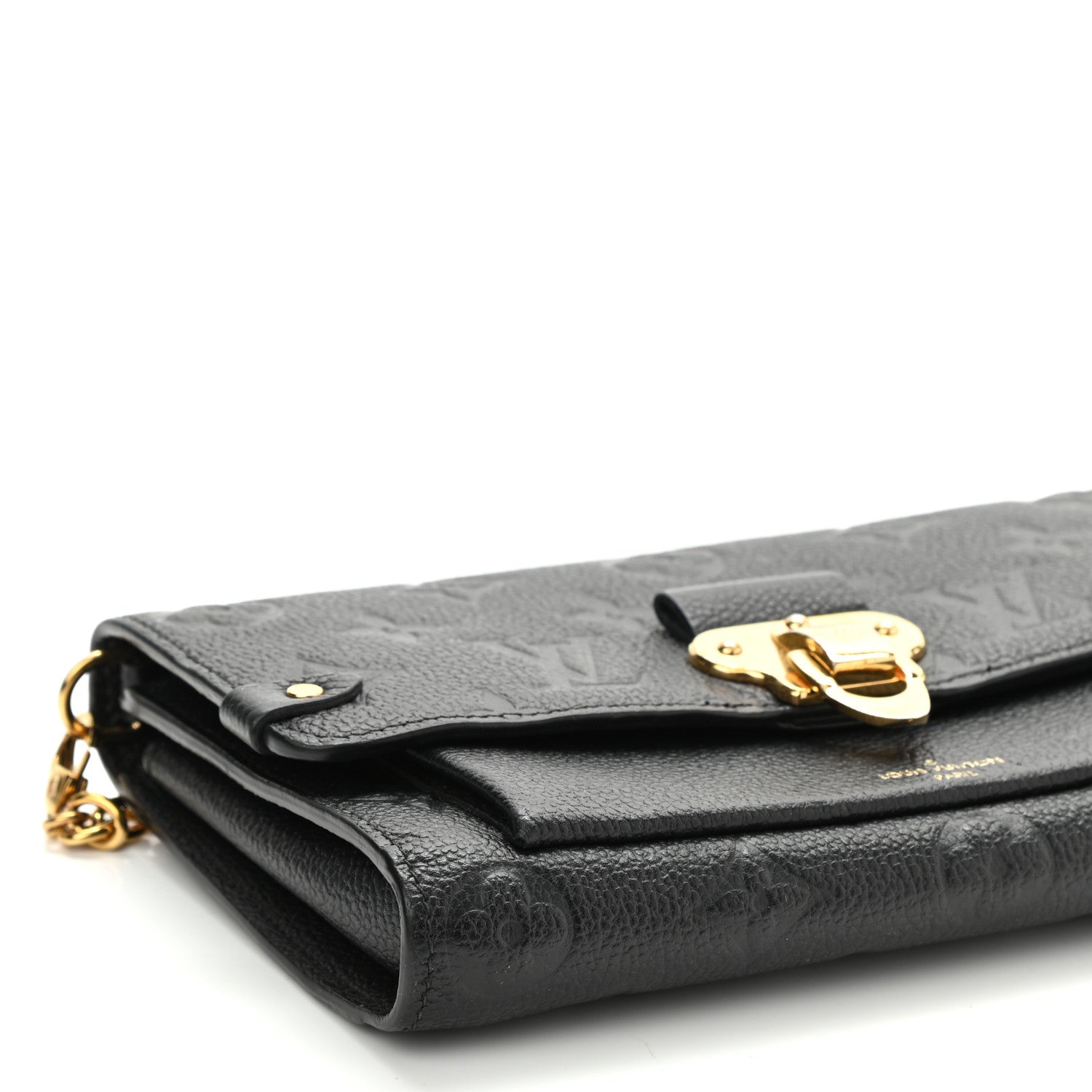 Louis Vuitton Empreinte Vavin Chain Wallet Black 9 of 13
