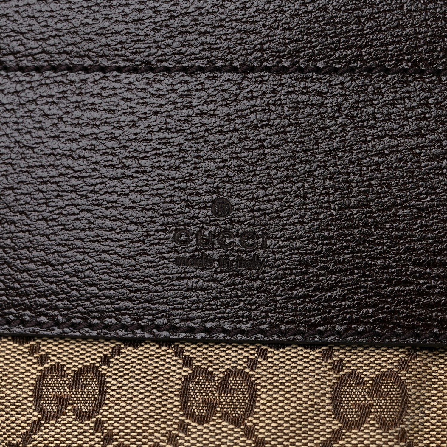 Gucci Monogram Web Belt Bag Dark Brown 15 of 15